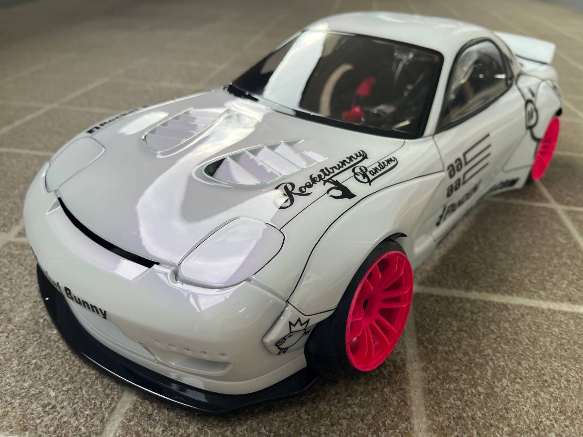 ラジコン ボディー アディクション RX-7(FD3S) Rocket Bunny仕様 YD-2