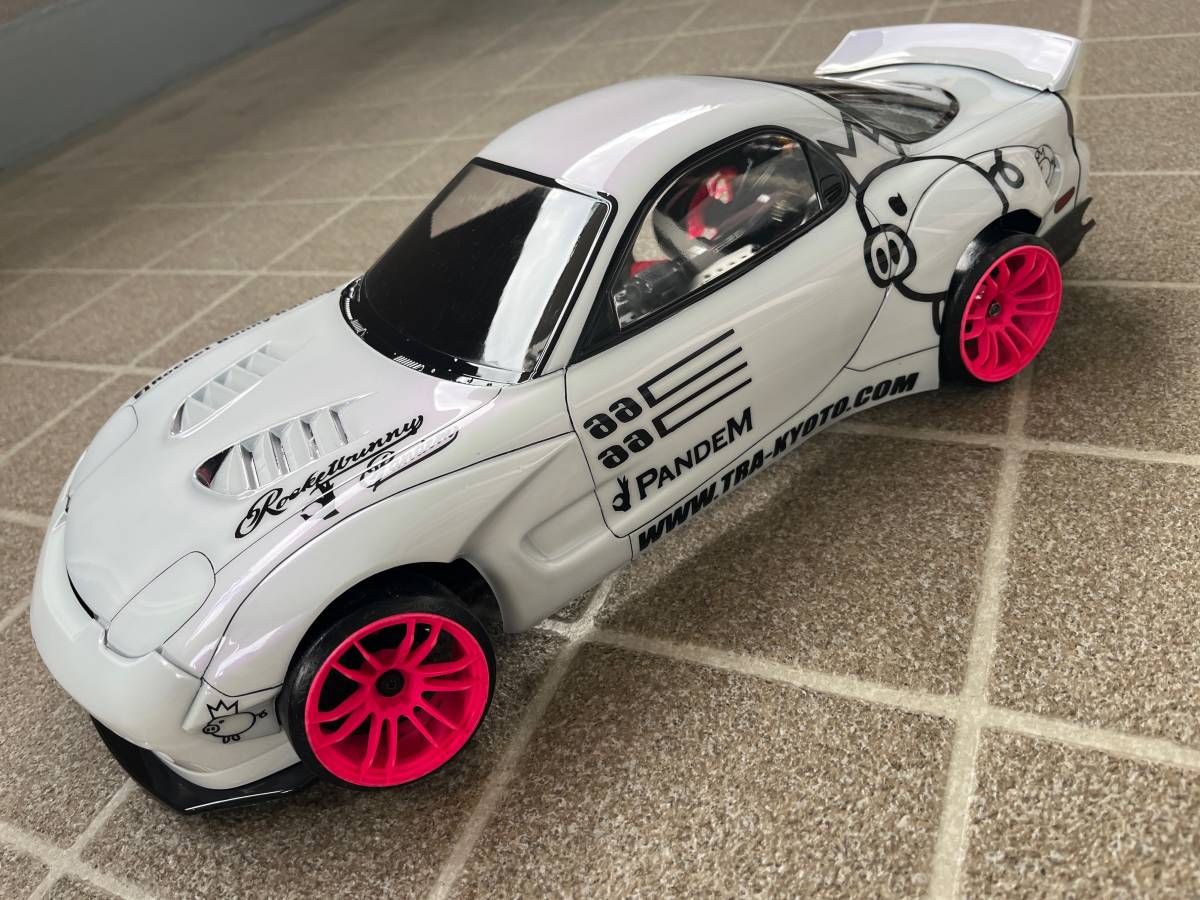 ラジコン ボディー アディクション RX-7(FD3S) Rocket Bunny仕様 YD-2