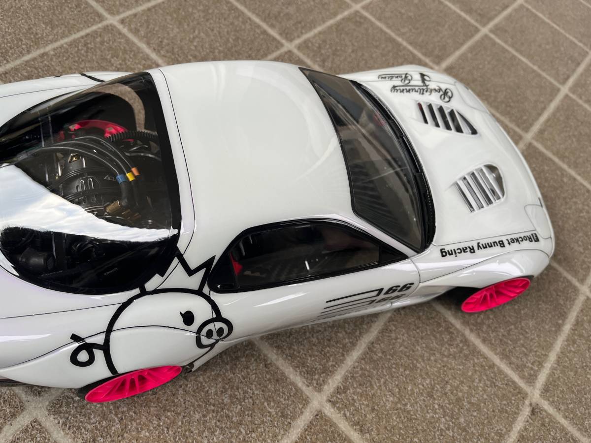ラジコン ボディー アディクション RX-7(FD3S) Rocket Bunny仕様 YD-2
