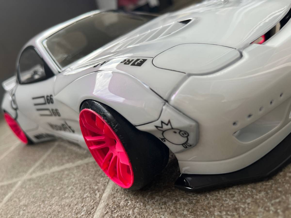 ラジコン ボディー アディクション RX-7 FD3S Rocket Bunny仕様 YD-2等