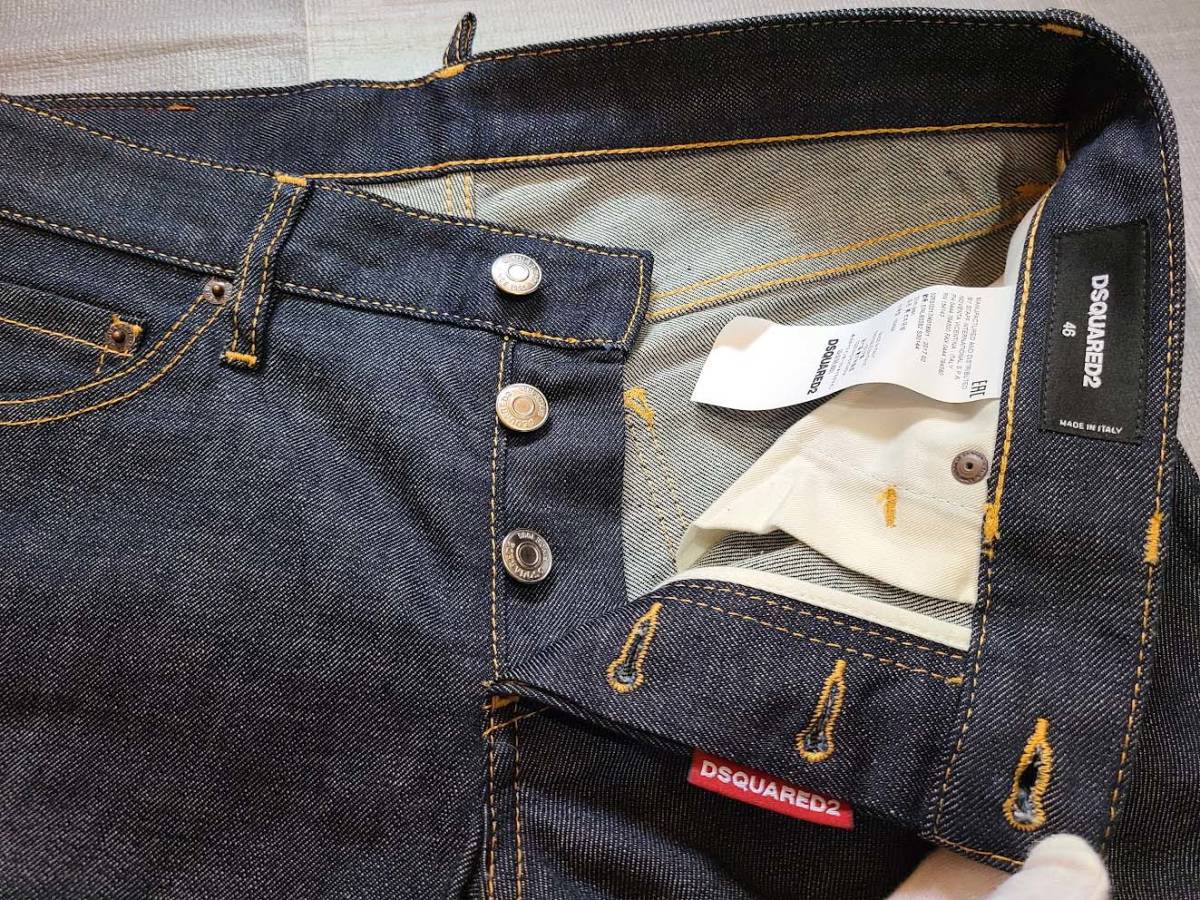 DSQUARED2 Slim Jean 46 新品未使用品 ノンウォッシュ ディー