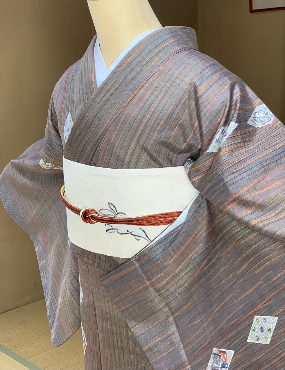 正絹 袷 伝統工芸作家物 紬のお着物 | noonanwaste.com