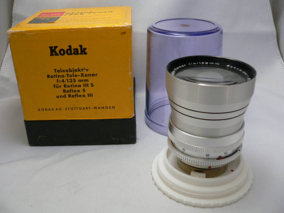 Kodak コダック レチナ・テレ・クスナー 135mmF4 (IIIS/レフS/III/IV用) 管理J898-13