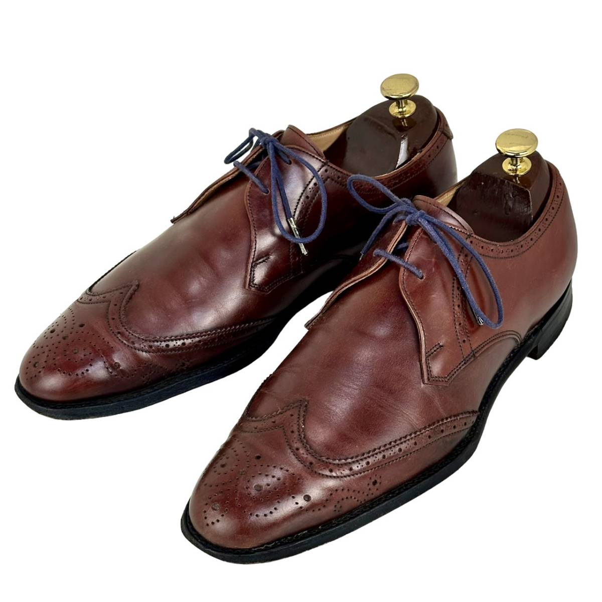 ☆希少☆ CHEANEY Paul Smith ポールスミス チーニー 7/25.5cm 11028ラスト イギリス製 赤茶 ブラウン 茶系 ビジネスシューズ 革靴