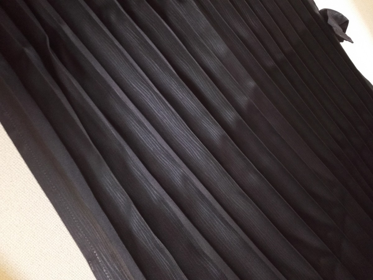 トラックカーテン ナイル (センターカーテンハイルーフ用) 巾120×丈140cm 2枚組 遮光 プリーツ 色 ブラック 車中泊泊_画像7