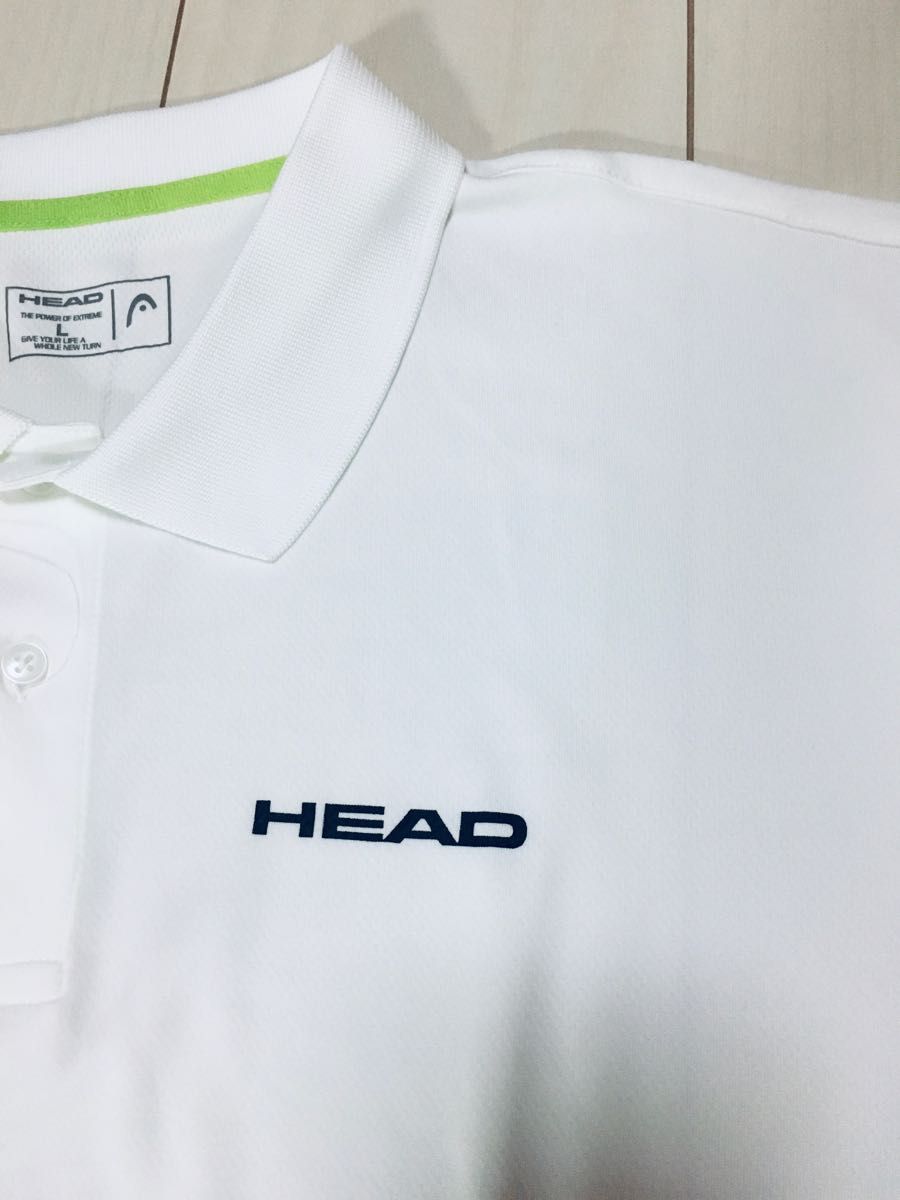 【新品未使用】HEAD ヘッドメンズ半袖ポロシャツLサイズ
