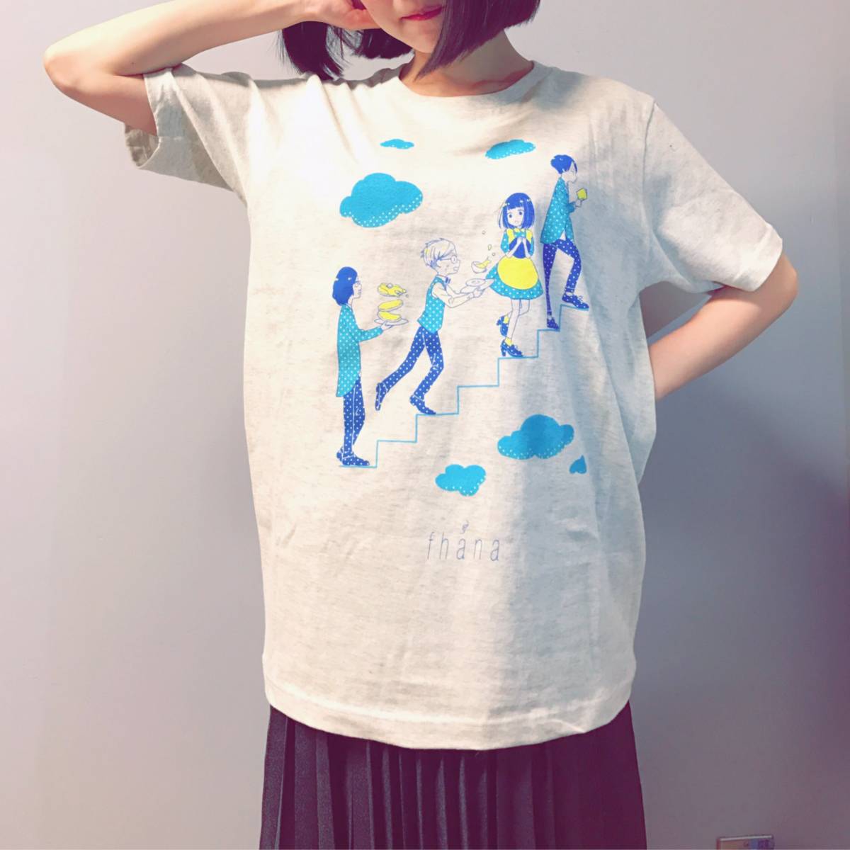 新品未開封 fhana 青空のラプソディ リスアニ！ライブ2017 コラボTシャツ Mサイズ_画像3