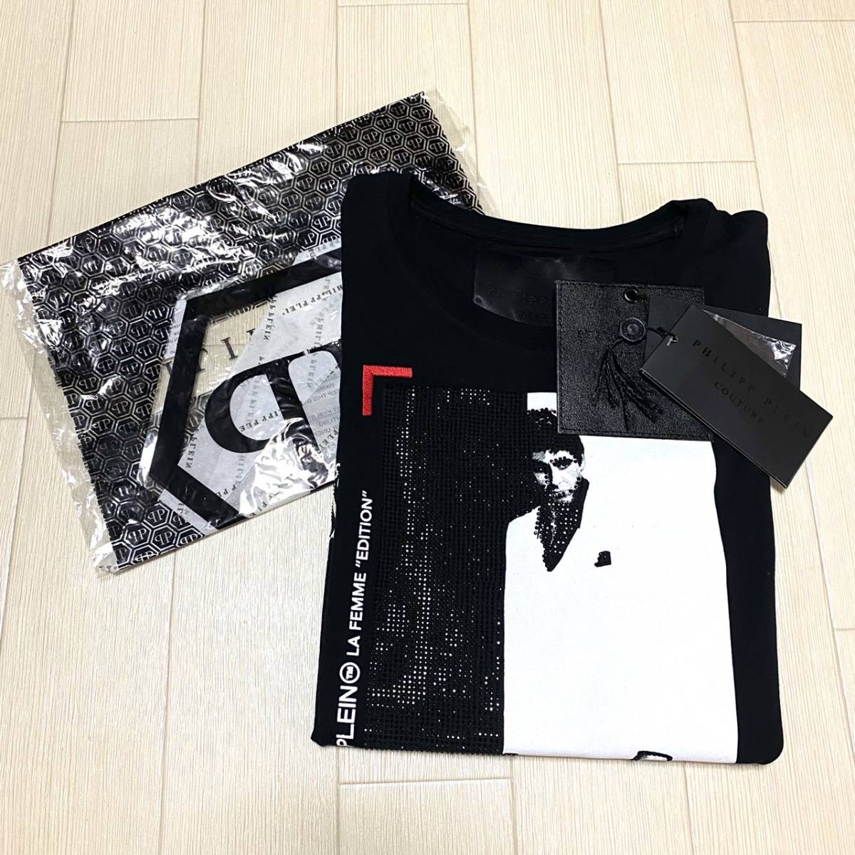 フィリッププレイン Tシャツ スワロフスキー アルパチーノ