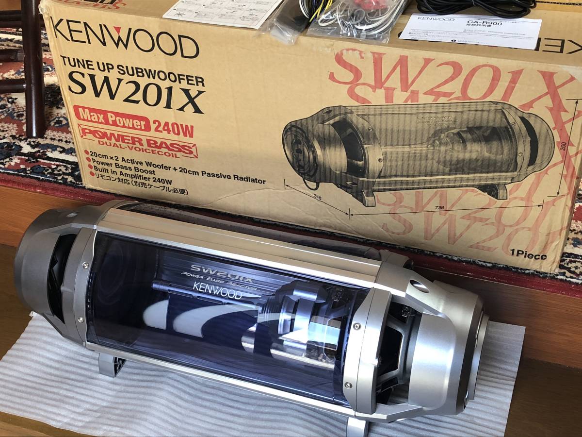 KENWOOD Kenwood subwoofer 240W woofer SW201X exhibition KENWOOD Kenwood subwoofer 240W woofer SW201X exhibition
