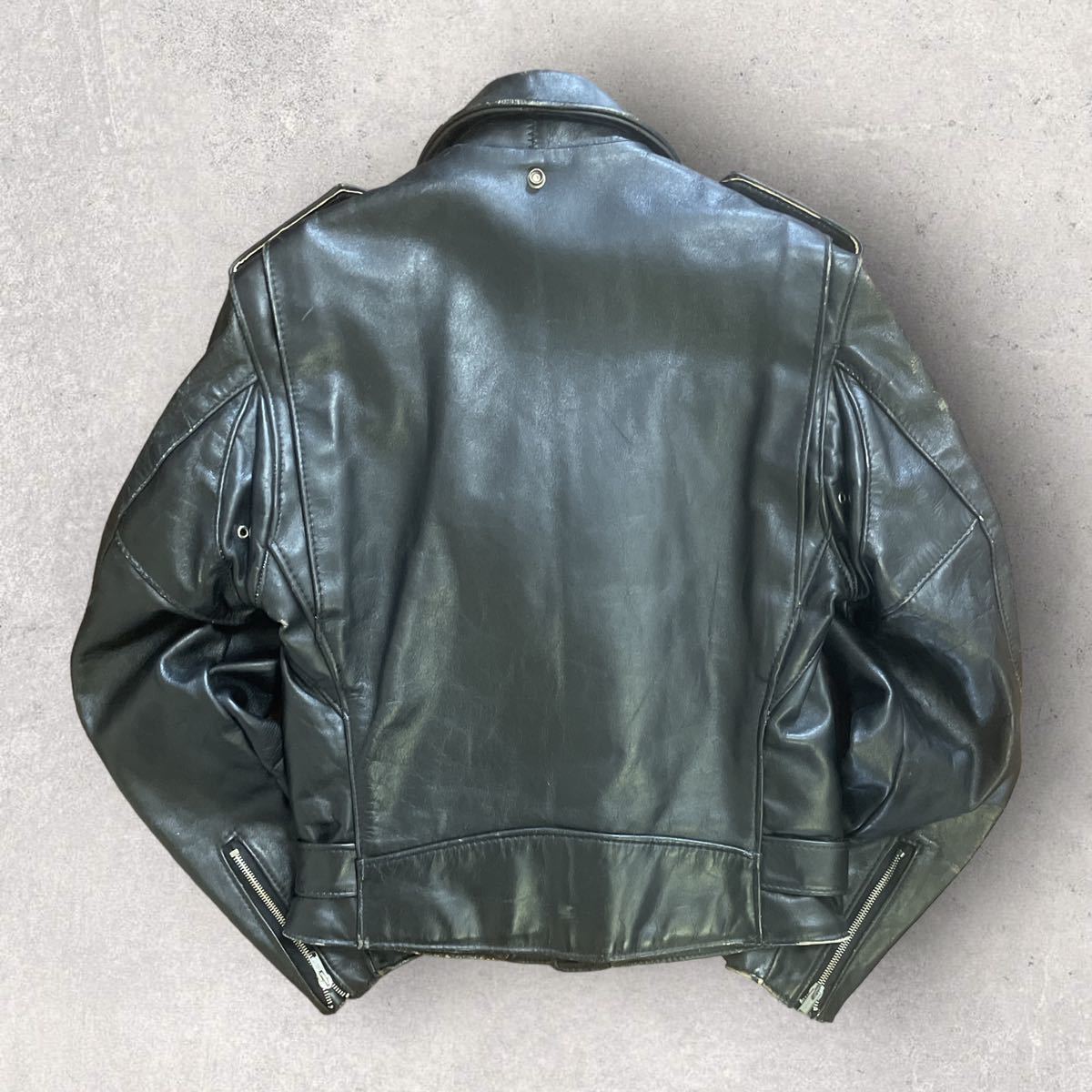 稀少 Schott ショット USA製 ワンスター ダブルライダースジャケット
