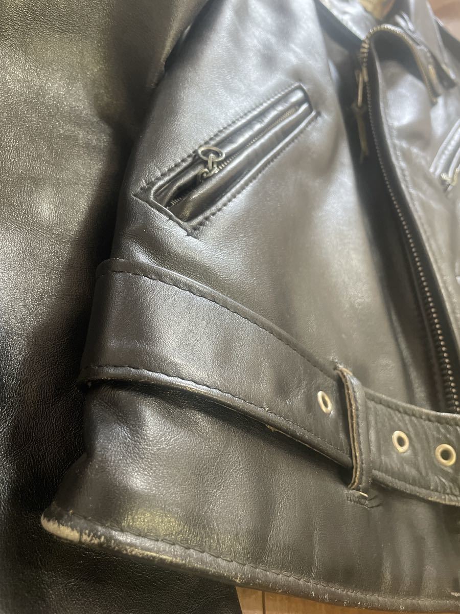 稀少 Schott ショット USA製 ワンスター ダブルライダースジャケット