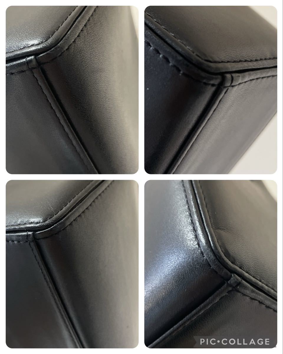 GIVENCHYジバンシー ビンテージ 4Gロゴ オールレザーハンドバッグ