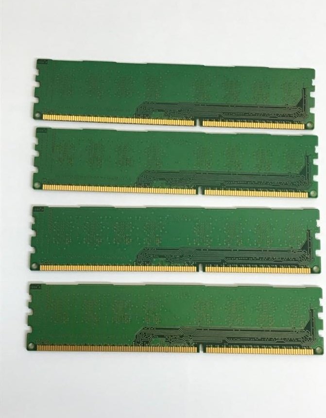 MICRON PC3-12800U 16GB 4GB 4枚 16GB DDR3 デスクトップ用 メモリ DDR3-1600 4GB 4枚 セット 240ピン ECC無し DDR3 DESKTOP RAM_画像3