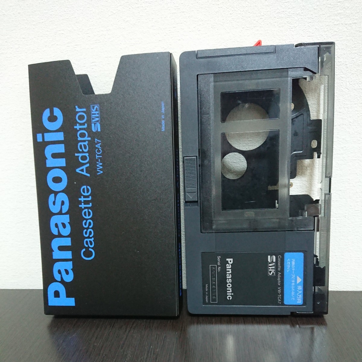 100円スタート ジャンク品 Panasonic パナソニック VHSカセットアダプター VW-TCA7 変換 カセット 動作未確認 希少 レトロの画像1