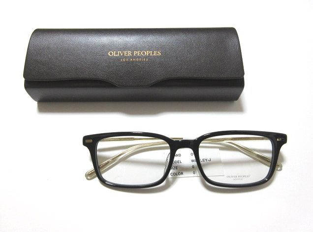 新品 定価37400円 OLIVER PEOPLES オリバーピープルズ Wexley-J ブラック/ゴールド メガネ 眼鏡 /OV75