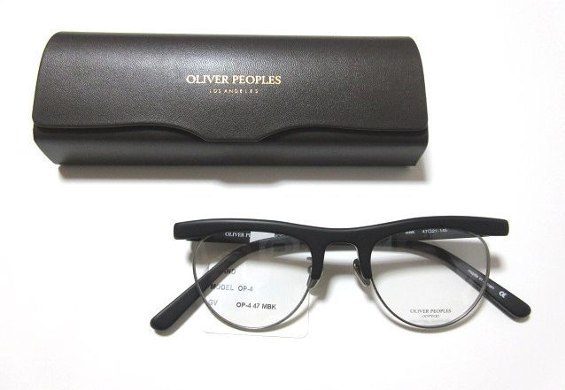 希少モデル 新品 OLIVER PEOPLES オリバーピープルズ OP-4 MBK サングラス メガネ 眼鏡 /OV43