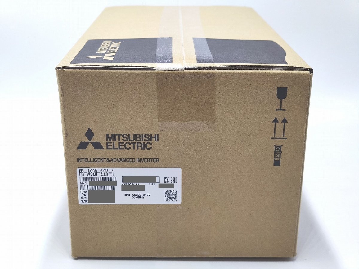 2023年製 新品 三菱 インバータ FR-A820-2.2K-1 インバーター