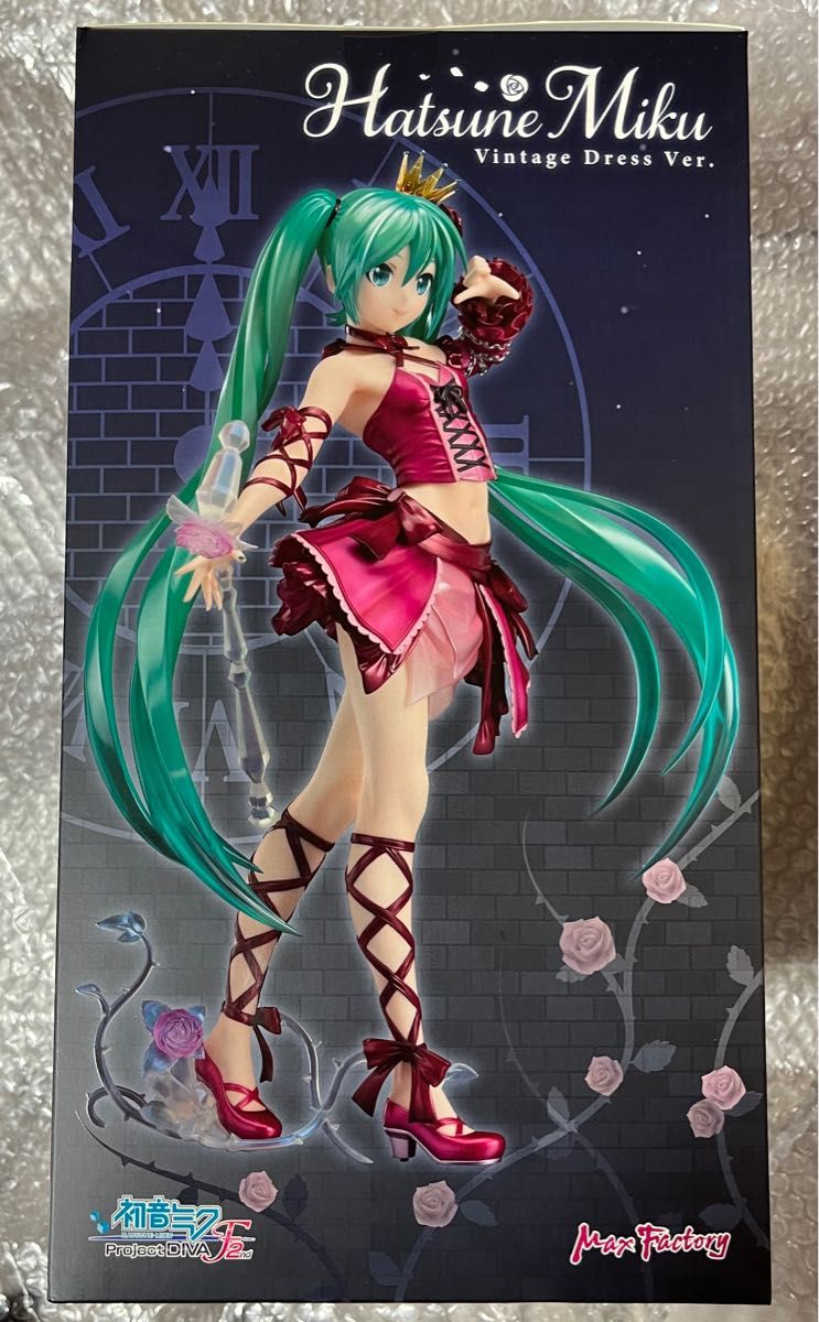 初音ミク ヴィンテージドレス フィギュア 開封済 中古品 初音ミク -Project DIVA- F 2nd 初音ミク ヴィンテージドレスVer