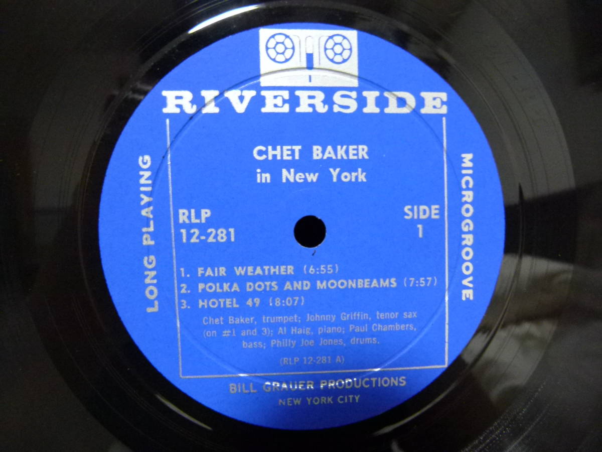 ■激レア■美盤オリジナル■CHET BAKER■IN NEW YORK■コーティング_画像2