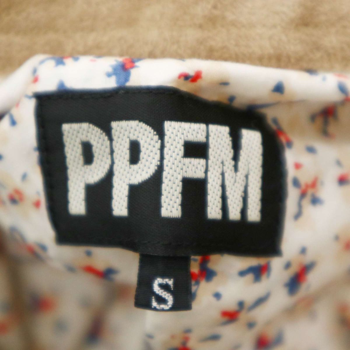 PPFM ペイトンプレイス フォーメン 春夏 半袖 胸刺繍★ 総柄 シャツ Sz.S　メンズ　C3T04046_5#A_画像7