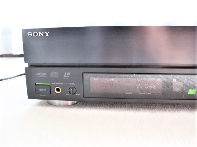 SONY CD CDV LD プレーヤー MDP-801 ジャンク品の画像3