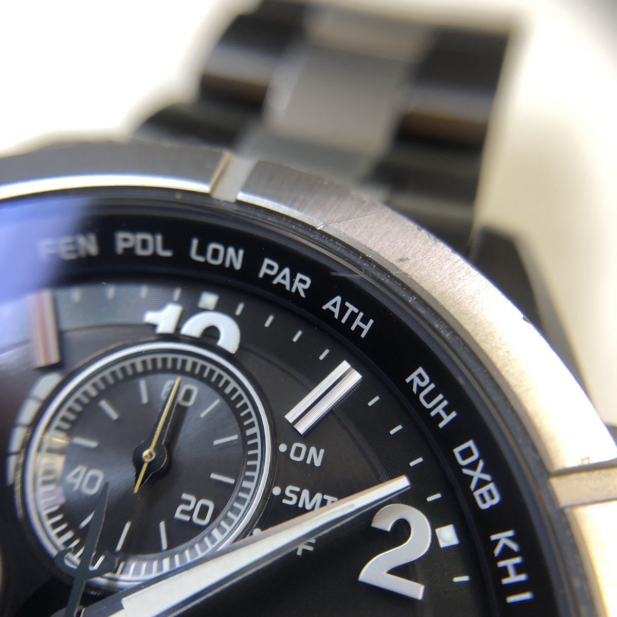 CITIZEN ATTESA AT8165-51E チタン電波ソーラー腕時計 ¥154000