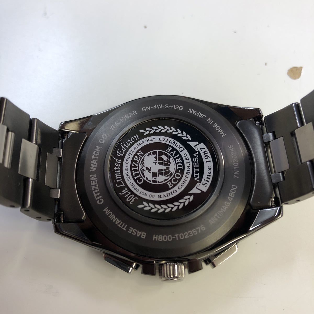 CITIZEN ATTESA AT8165-51E チタン電波ソーラー腕時計 ¥154000
