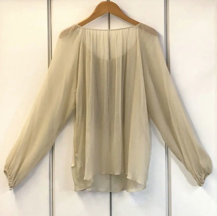  beautiful goods Merceria DRESSTERIOR silk chiffon frill blouse 