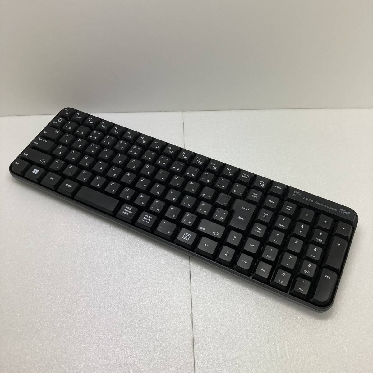 【チョット訳あり】サンワサプライ　マウス付きワイヤレスキーボード　ブラック　SKB-WL25SETBK_画像2