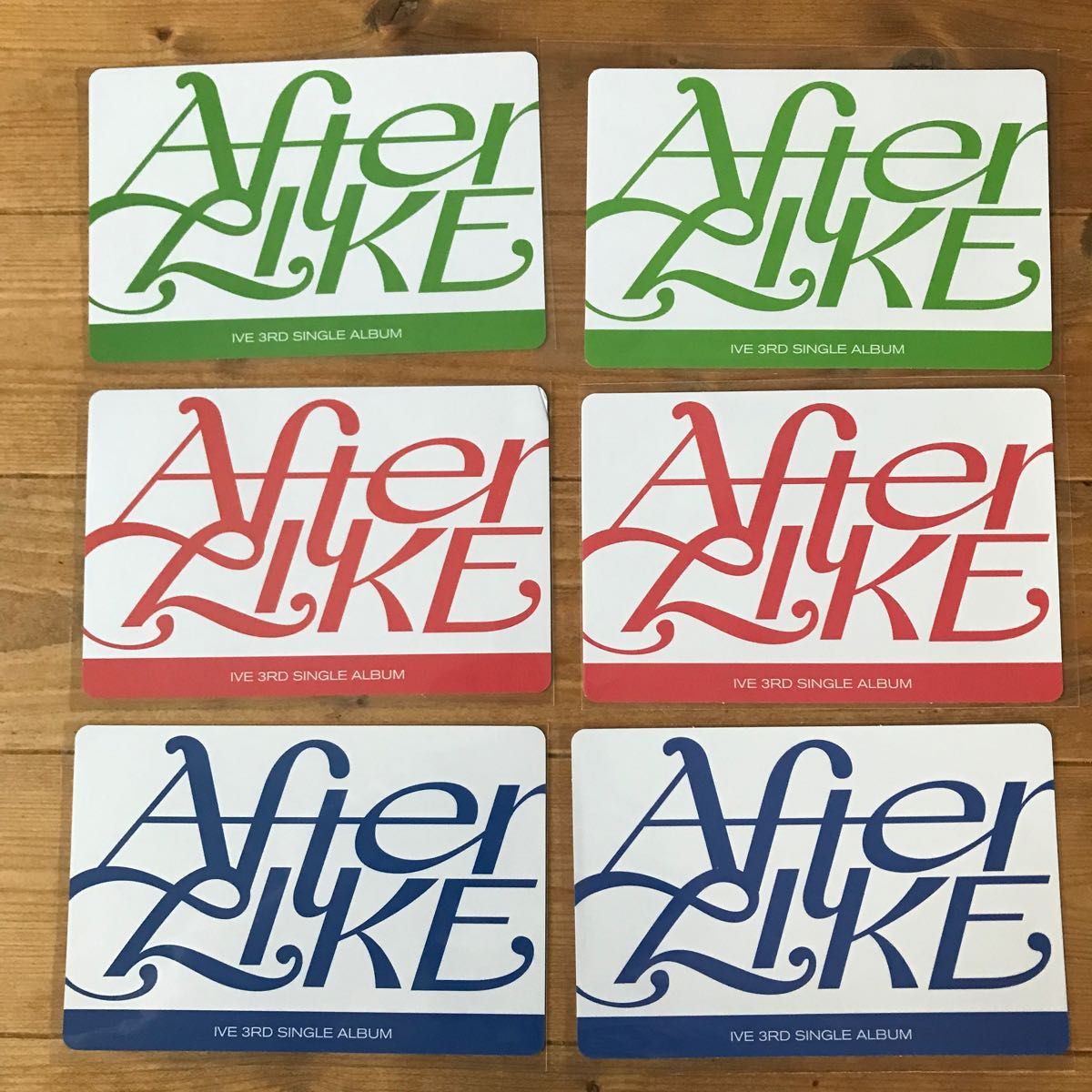 IVE  AfterLike  サークルカード　ポストカード　6種　コンプ