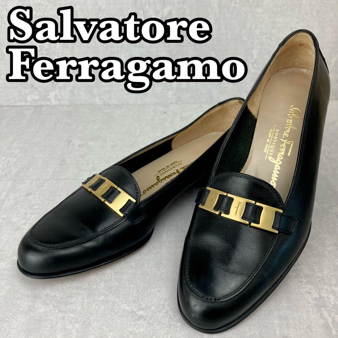 美品 Salvatore Ferragamo サルヴァトーレフェラガモ ローファー
