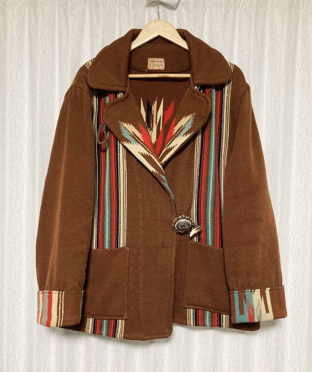 XL corresponding *[40s-50s ganscraft] Morgan Conti .chimayoneitib rug jacket coat Vintage 40 period 50 period gun z craft 