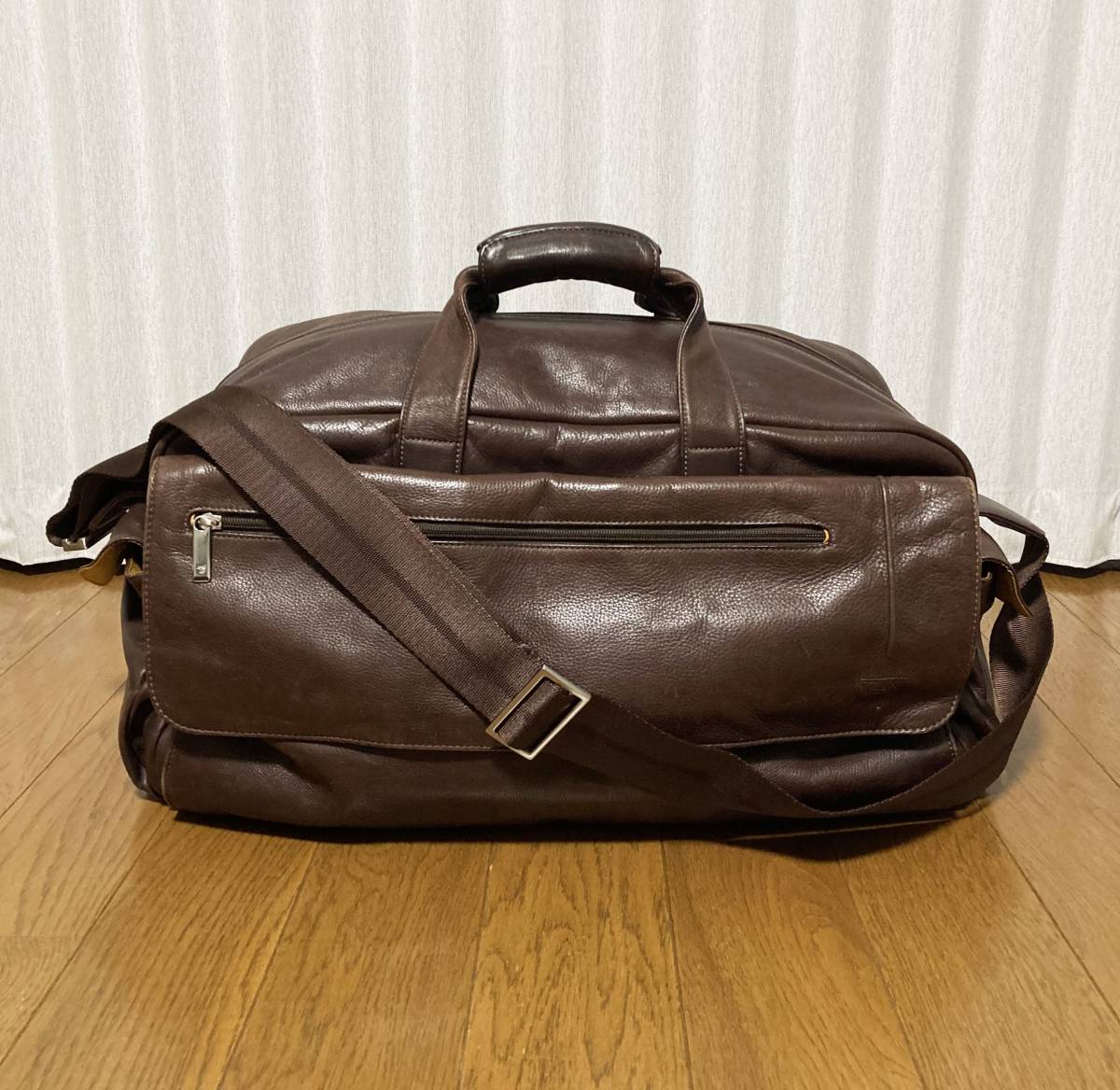 [TUMI] 6951BN 2WAY все кожа сумка "Boston bag" дорожная сумка натуральная кожа Brown Tumi 