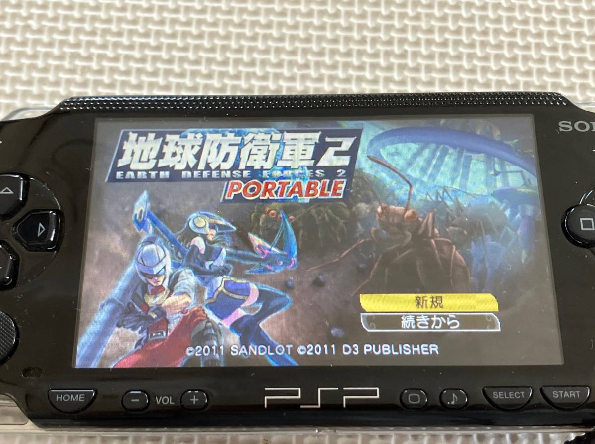 23-PSP-46　プレイステーションポータブル　地球防衛軍2ポータブル　ジャンク動作品　PSP　☆ディスクのみ