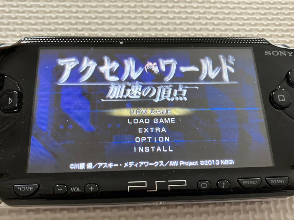 23-PSP-57-T　プレイステーションポータブル　アクセルワールド　加速の頂点　動作品　PSP