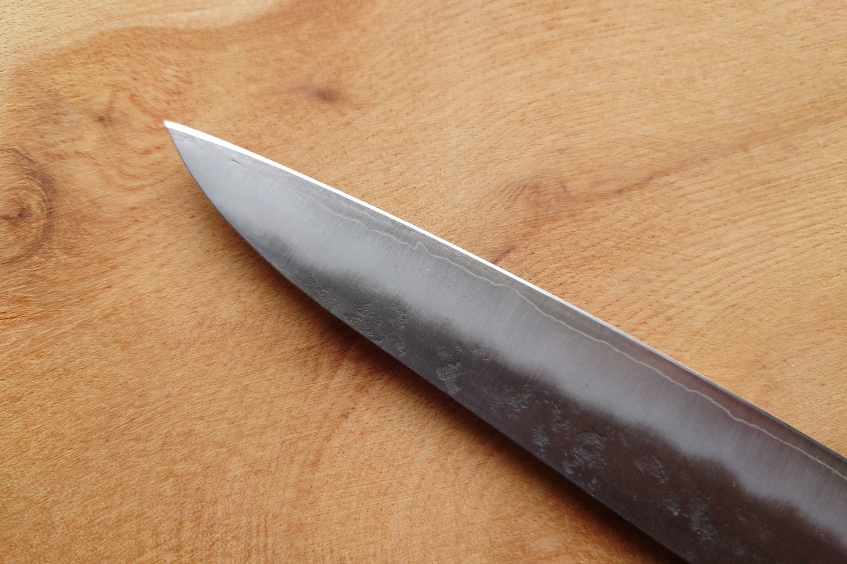 筋引包丁 筋引き 白鷺 筋引 洋包丁 銀三鋼 梨地 洋包丁270mm Sujihiki