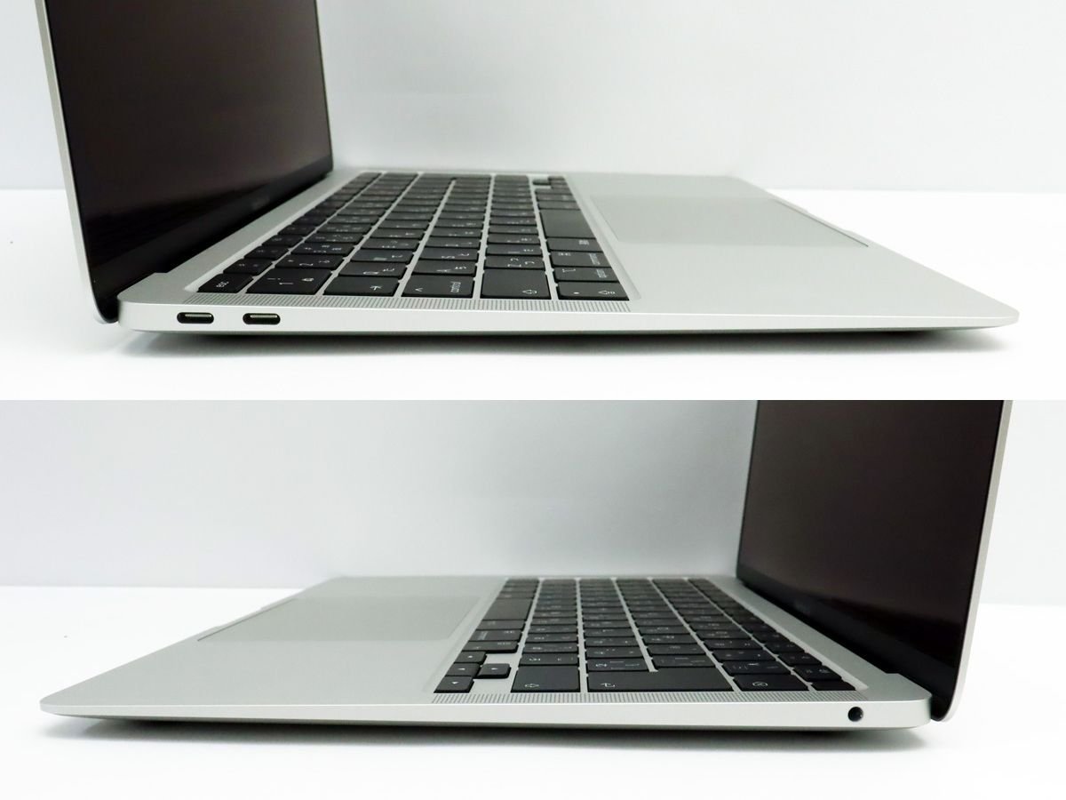 開始価格1円】Apple MacBook Air (M1, 2020) シルバー A2337 M1/16GB
