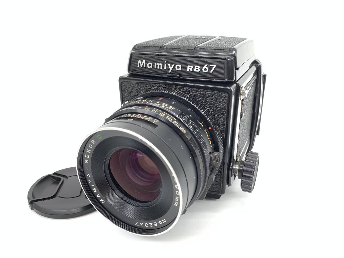 動作確認済 マミヤ Mamiya RB67 Pro フィルムカメラ Sekor C 90mm F/3.8 レンズ シャッター 絞り羽根動作OK 蛇腹光もれ無し_画像1