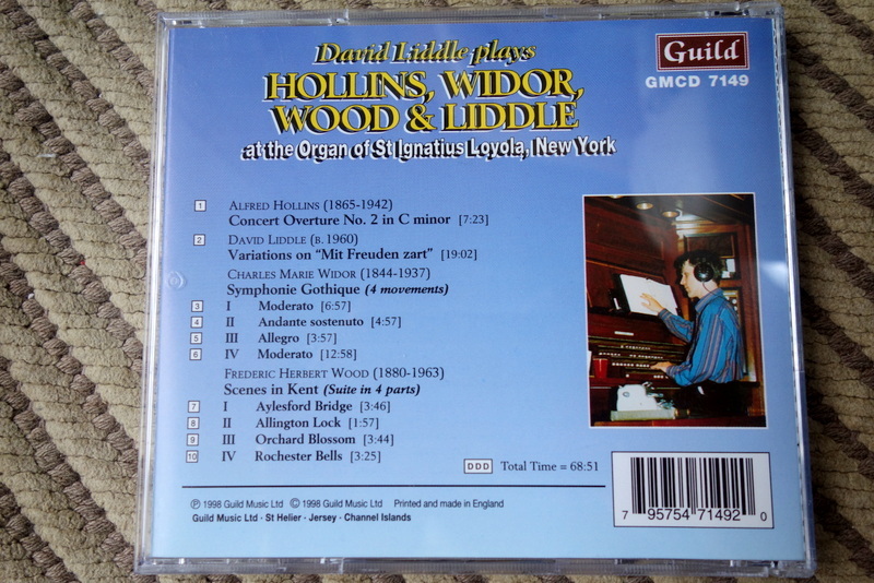 【19世紀最大のオルガン作曲家】リドル　ホーリンズ:協奏前奏曲第2番、ウィドール:ゴシック交響曲他_画像2