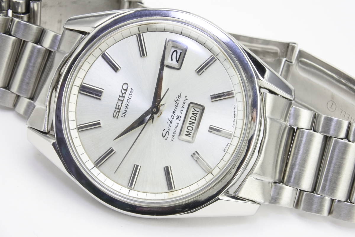 時代の逸品☆1965年製　SEIKO　62系セイコーマチック　ウィークデーター　35石　Ref.6218-8971　自動巻紳士腕時計　美品_画像1