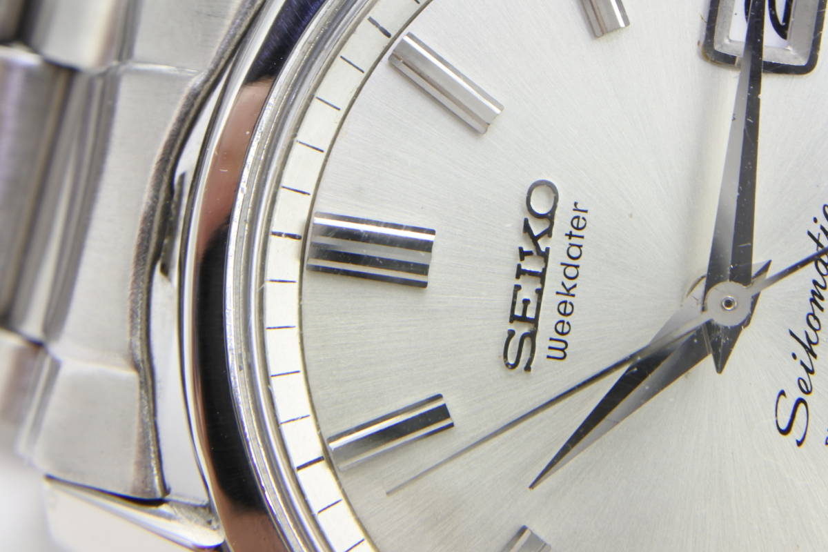 時代の逸品☆1965年製　SEIKO　62系セイコーマチック　ウィークデーター　35石　Ref.6218-8971　自動巻紳士腕時計　美品_画像4