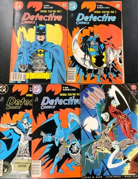 *2JJ1 [ prompt decision ]BATMAN: YEAR TWO all 5 pcs. (DETECTIVE COMICS #575-578 & FULL CIRCLE) [ American Comics ][. paper comics book ( leaf )]
