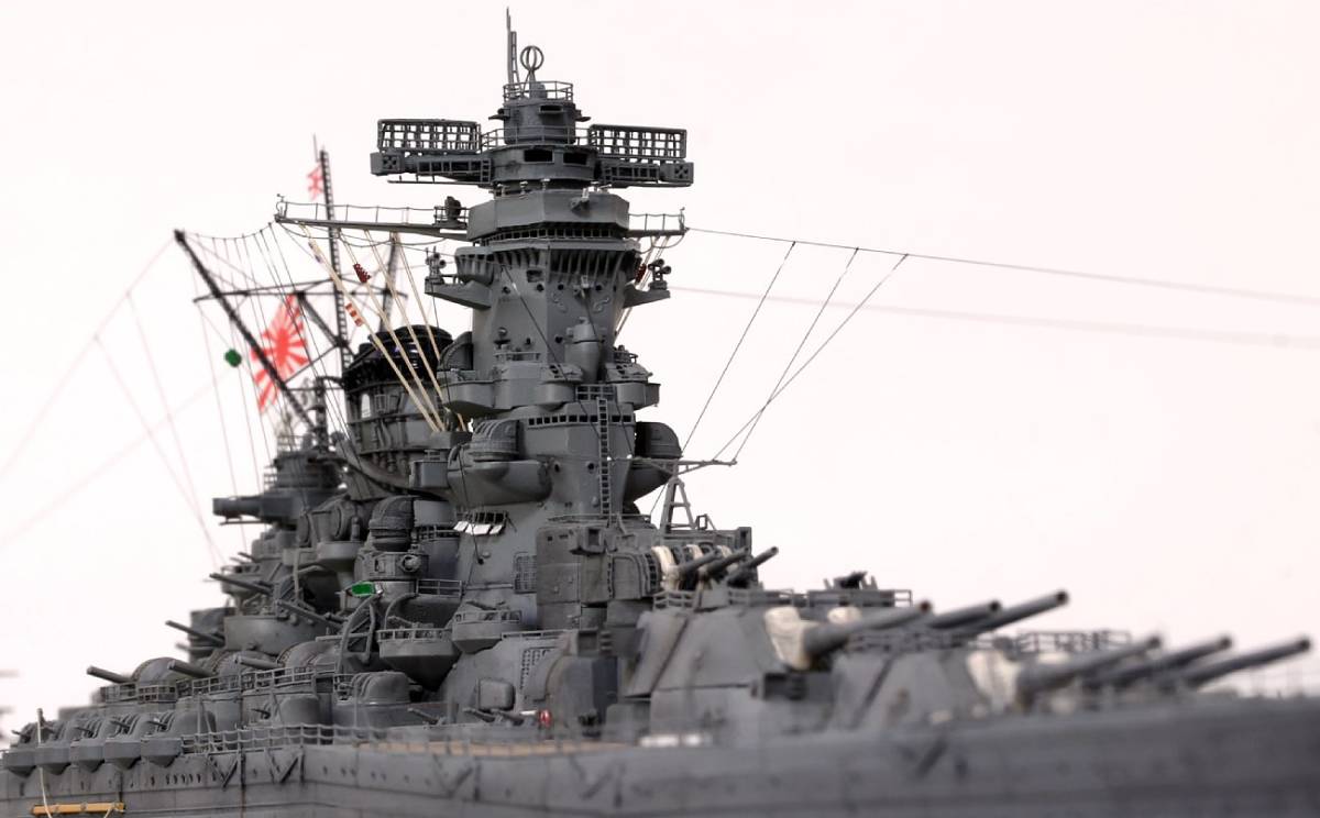 ☆ 完成品 1/700 日本海軍戦艦 大和 天一号作戦時 ☆ ☆ 完成品 1/700 日本海軍戦艦 大和 天一号作戦時 ☆