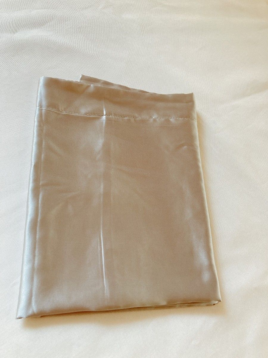 シルク枕カバー ホテル品質シルク100% 両面 美髪43cm×63cm シルバー