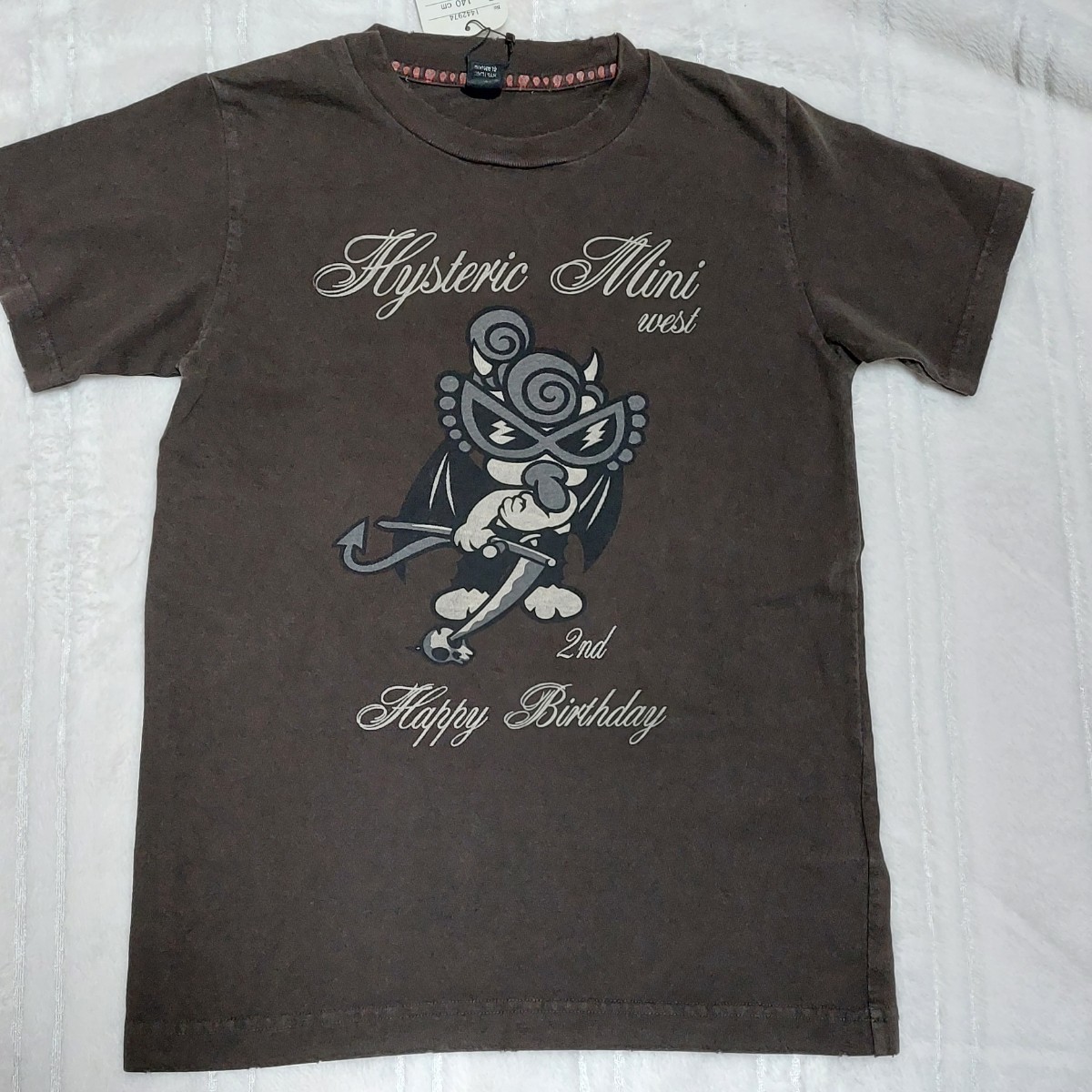 ヒステリックミニ　半袖Tシャツ　サイズ140　新品タグ付き　　ママもok_画像2