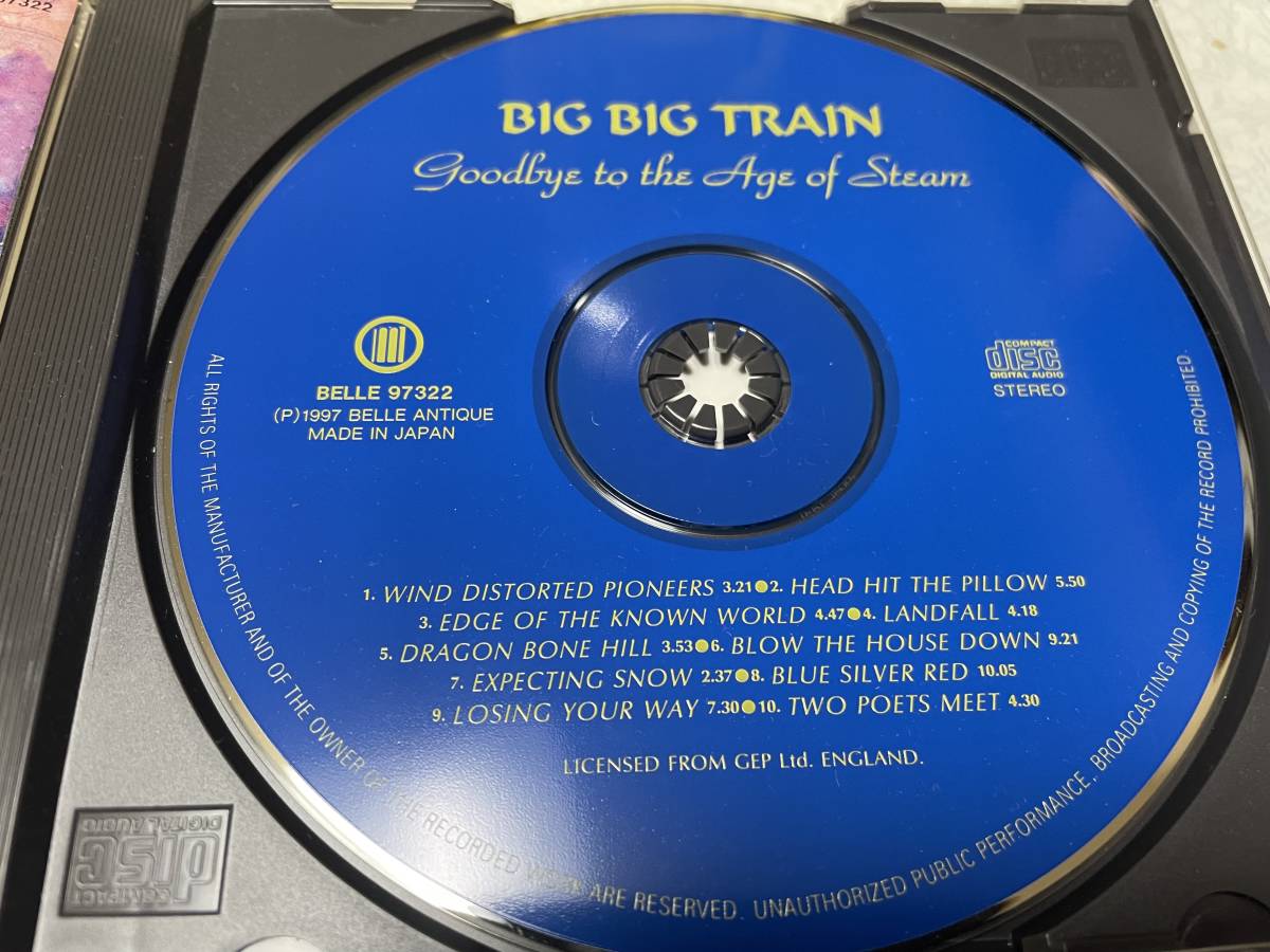 【希少】Big Big Train/Goodbye To The Age Of Steam/ビッグ・ビッグ・トレイン/94年作 国内盤’97発売 シンフォ プログレ ポンプ_画像2
