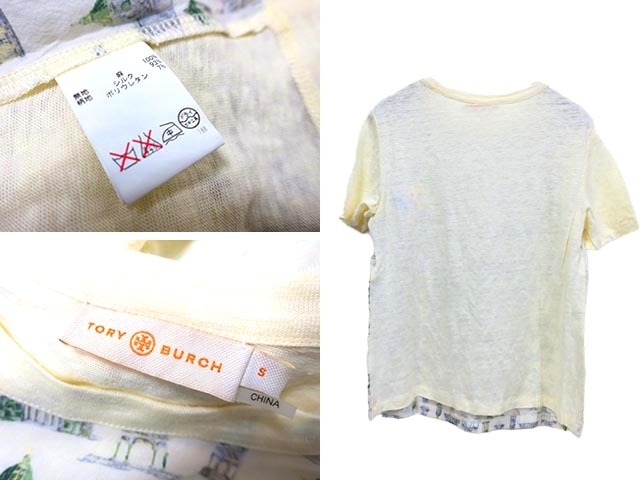 【中古】TORY BURCH トリーバーチ トップス レディース Tシャツ 半袖 夏 サイズS_画像2