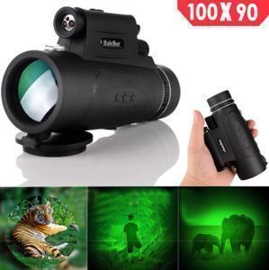  prompt decision * high quality hd hunting optics scope powerful single eye smart phone 100X90 army . Spy glass zoom telescope 