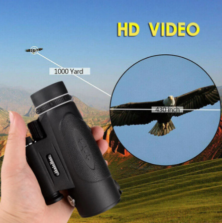  prompt decision * high quality hd hunting optics scope powerful single eye smart phone 100X90 army . Spy glass zoom telescope 