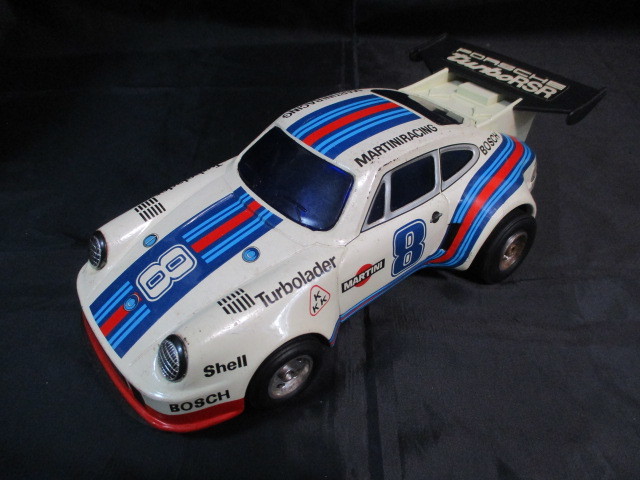 Σ 58　玩具　PORSCHE turbo RSR Made in JAPAN アルプス商事 ポルシェ ターボ RSR 検：ブリキ おもちゃ オモチャ 車 昭和 レトロ 希少